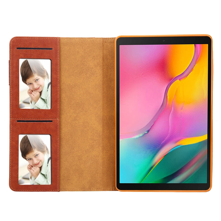 For Galaxy Tab A10.1 2019/T510 CMai2 Tmall Kaka Litchi Texture Horizontal Flip Leather Case with Holder & Card Slot & Photo Frame & Pen Slot