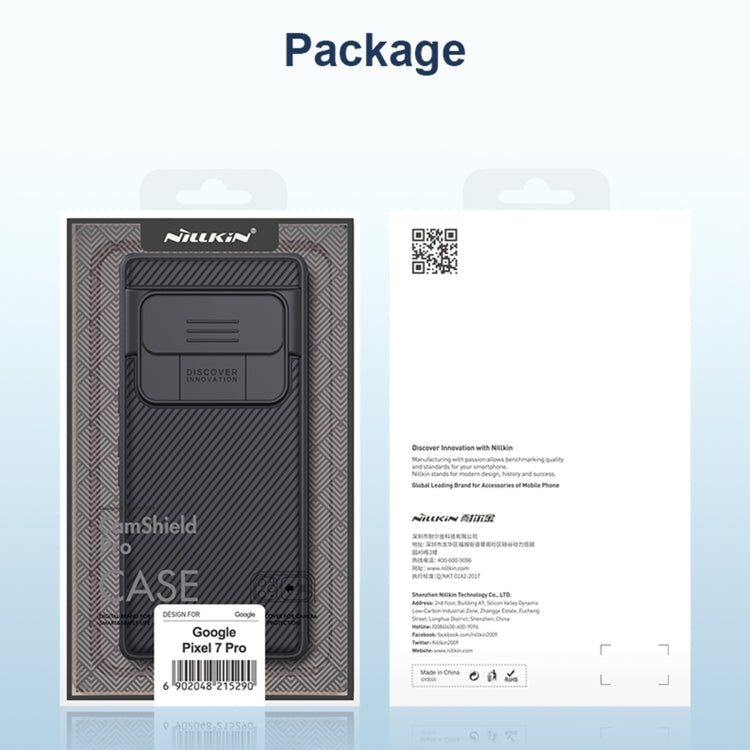 For Google Pixel 7 Pro 5G NILLKIN CamShield Pro Series PC Full Coverage Phone Case