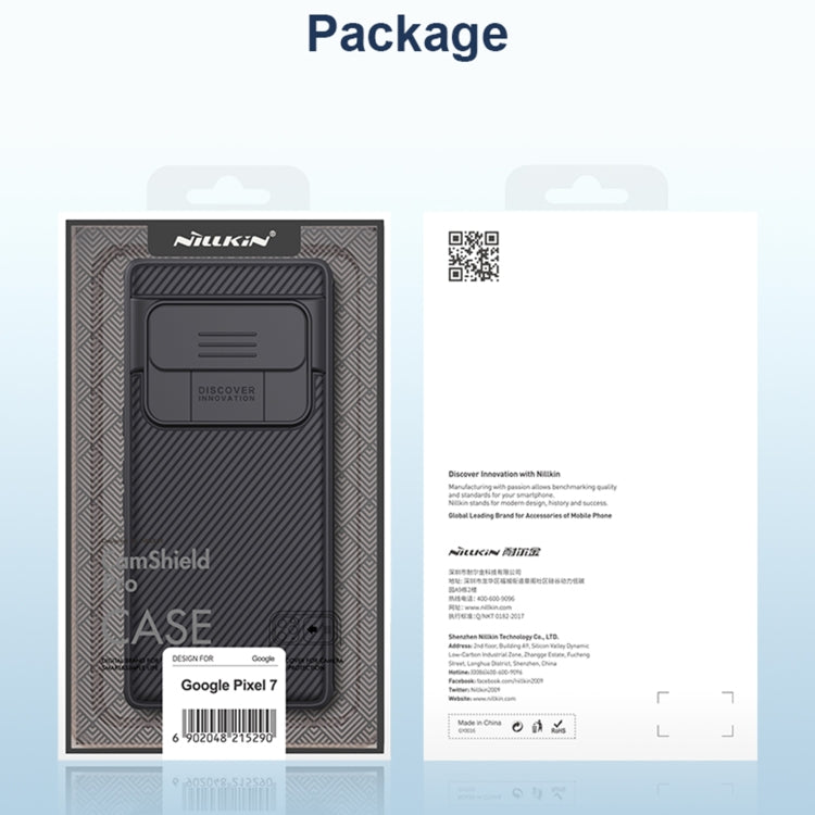 For Google Pixel 7 5G NILLKIN CamShield Pro Series PC Full Coverage Phone Case