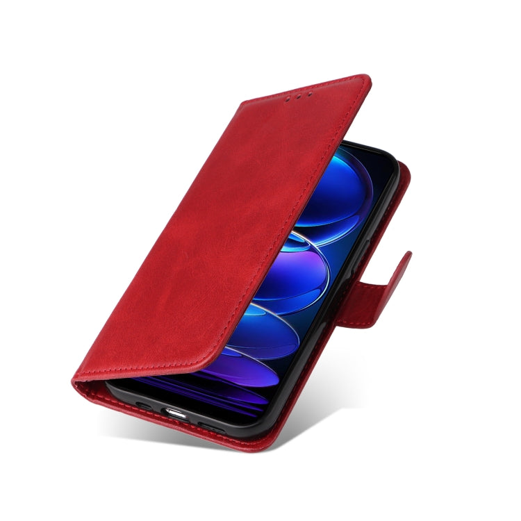 For Xiaomi Redmi Note 12 China Classic Calf Texture Flip Leather Case