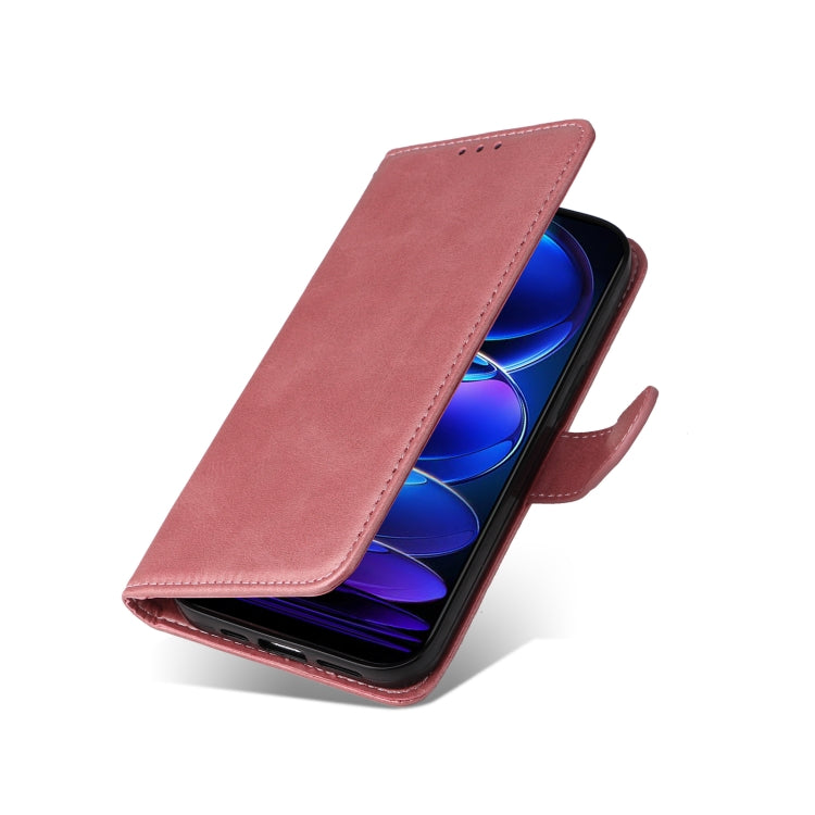 For Xiaomi Redmi Note 12 China Classic Calf Texture Flip Leather Case