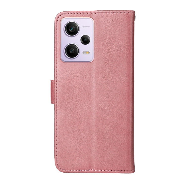 For Xiaomi Redmi Note 12 Pro 5G China Classic Calf Texture Flip Leather Case