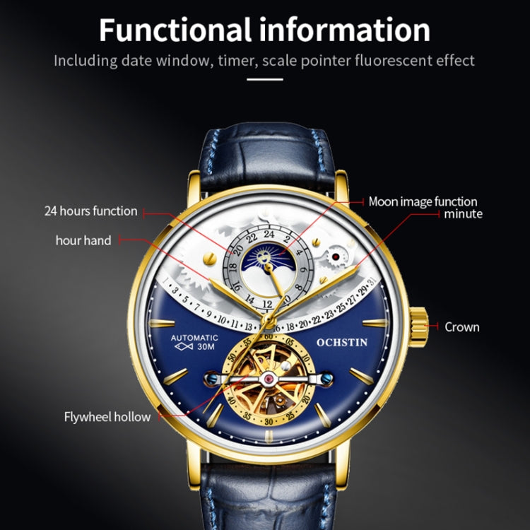 OCHSTIN 6135B Masterpiece Tourbillon Mechanical Men Watch