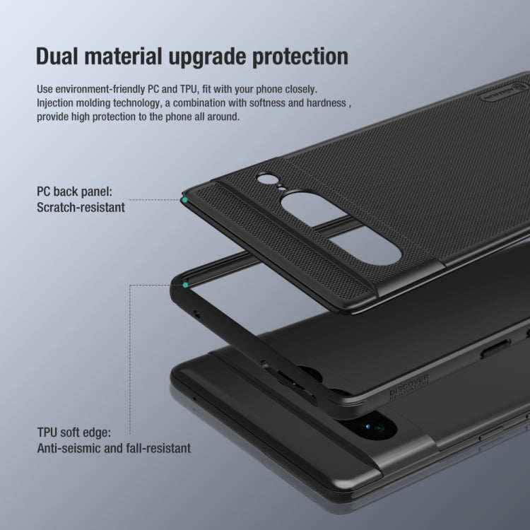 For Google Pixel 7 Pro 5G NILLKIN Super Frosted Shield Pro PC + TPU Phone Case