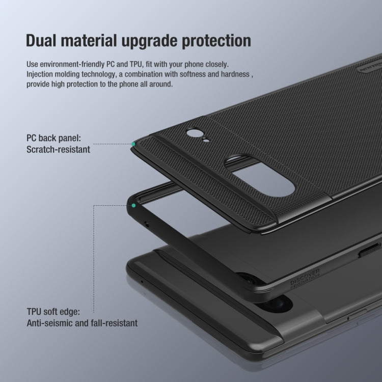 For Google Pixel 7 5G NILLKIN Super Frosted Shield Pro PC + TPU Phone Case