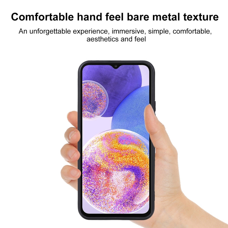 For Samsung Galaxy A23s TPU Phone Case(Black)