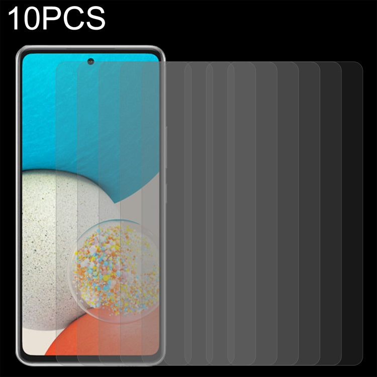 For Samsung Galaxy A54 5G 10pcs 0.26mm 9H 2.5D Tempered Glass Film