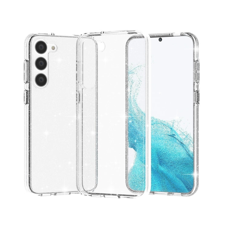 For Samsung Galaxy S23 5G Shockproof Terminator Style Glitter Powder Phone Case