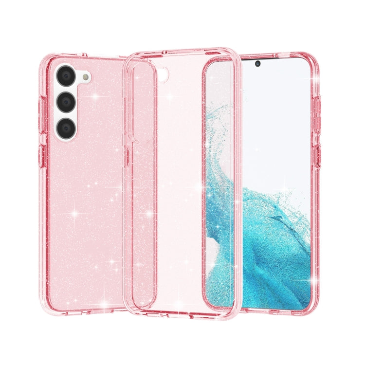 For Samsung Galaxy S23+ 5G Shockproof Terminator Style Glitter Powder Phone Case