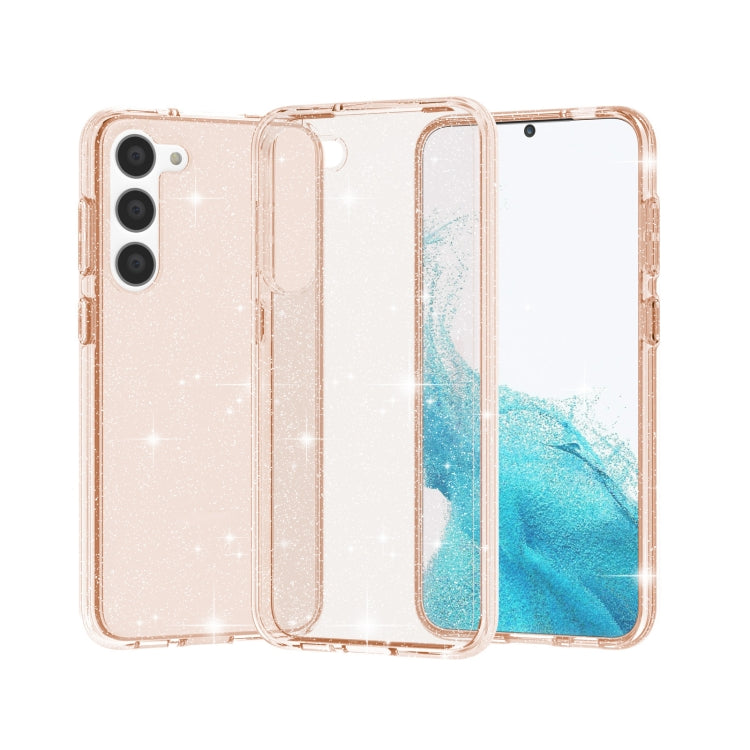 For Samsung Galaxy S23+ 5G Shockproof Terminator Style Glitter Powder Phone Case