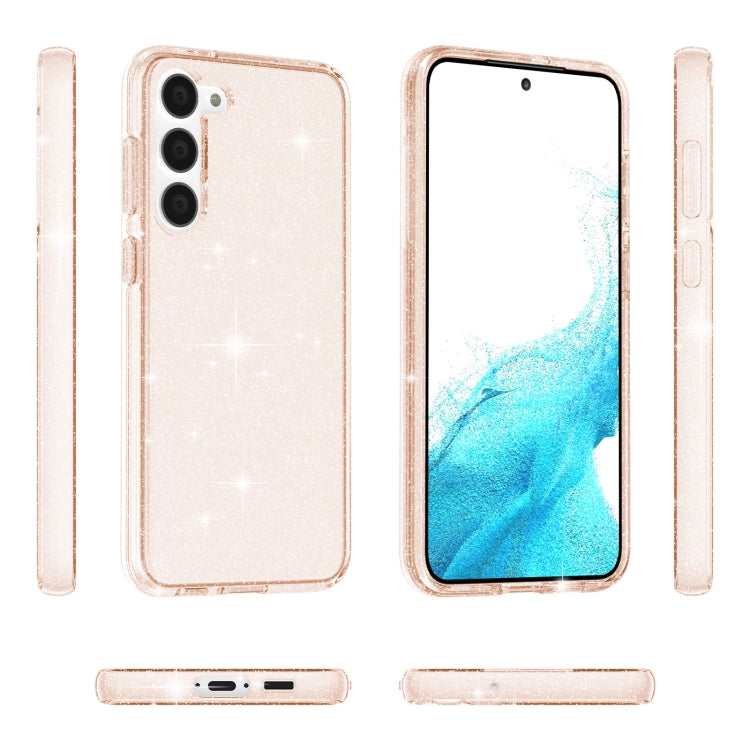 For Samsung Galaxy S23+ 5G Shockproof Terminator Style Glitter Powder Phone Case