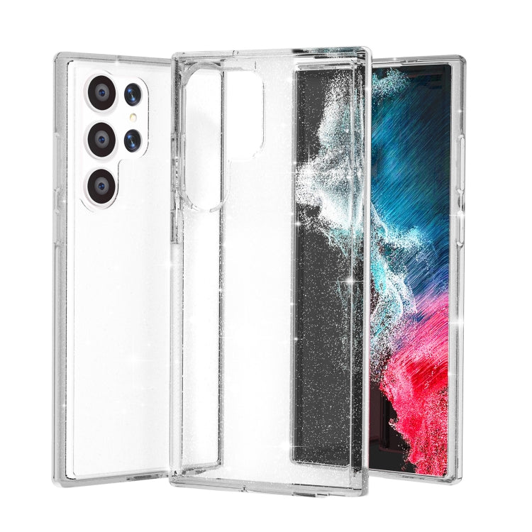 For Samsung Galaxy S23 Ultra 5G Shockproof Terminator Style Glitter Powder Phone Case