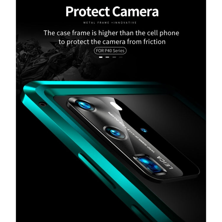 For Huawei P40 Metal Buckle Anti-fall Protective Case