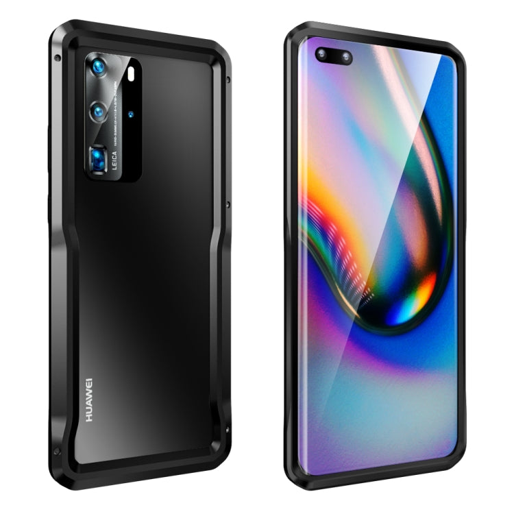 For Huawei P40 Pro Metal Buckle Anti-fall Protective Case