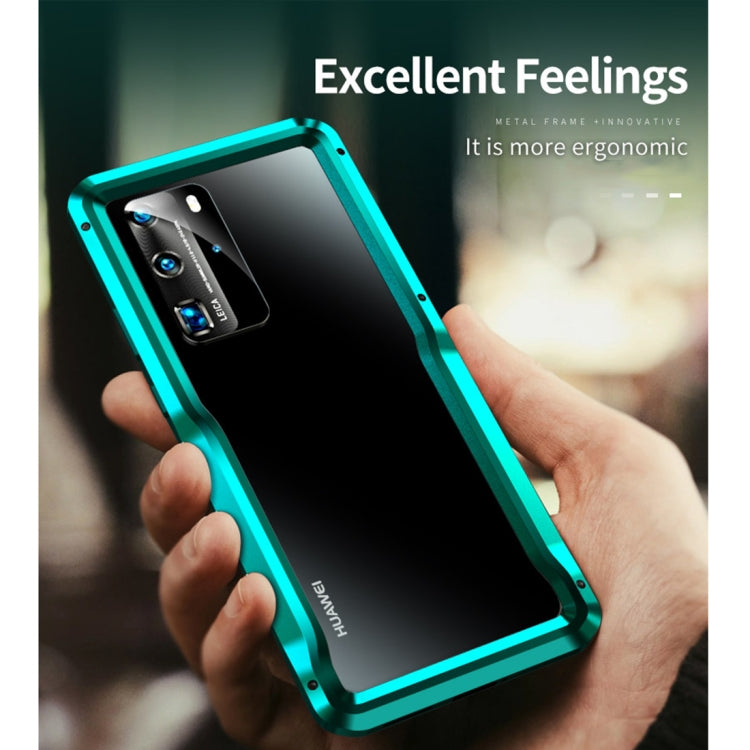 For Huawei P40 Pro Metal Buckle Anti-fall Protective Case