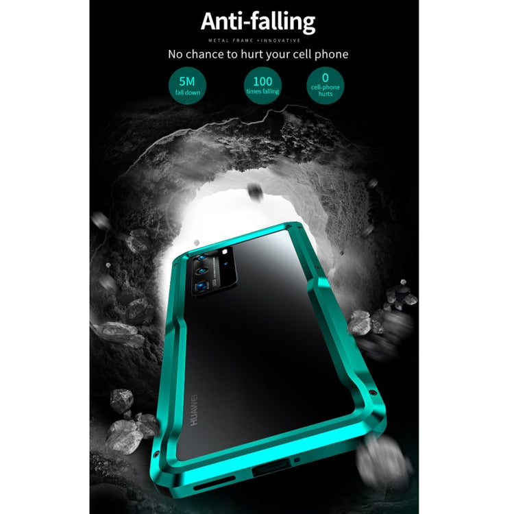 For Huawei P40 Pro Metal Buckle Anti-fall Protective Case