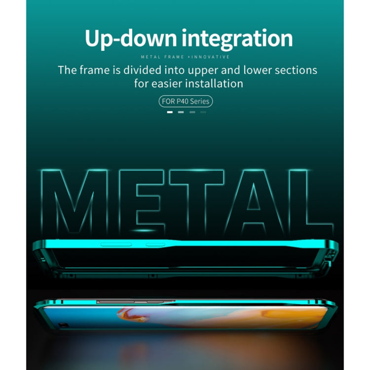 For Huawei P40 Pro Metal Buckle Anti-fall Protective Case