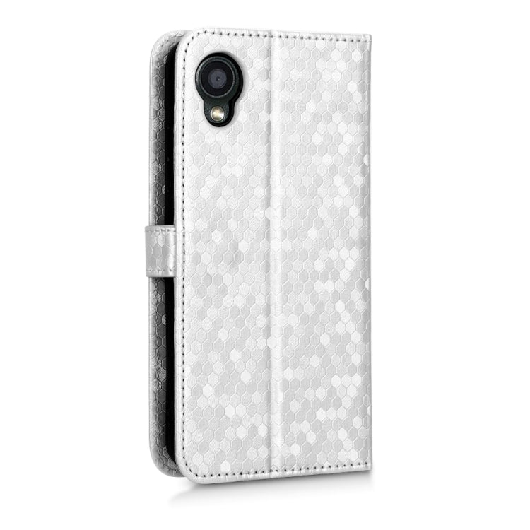 For Kyocera Digno BX2 Honeycomb Dot Texture Leather Phone Case