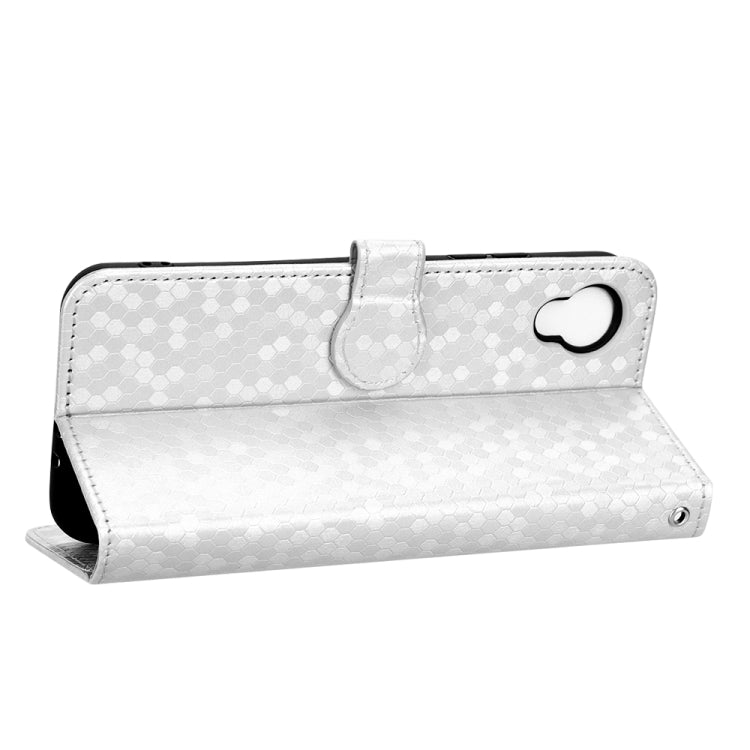 For Kyocera Digno BX2 Honeycomb Dot Texture Leather Phone Case