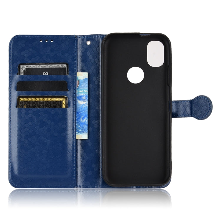 For Kyocera KY-51B Honeycomb Dot Texture Leather Phone Case