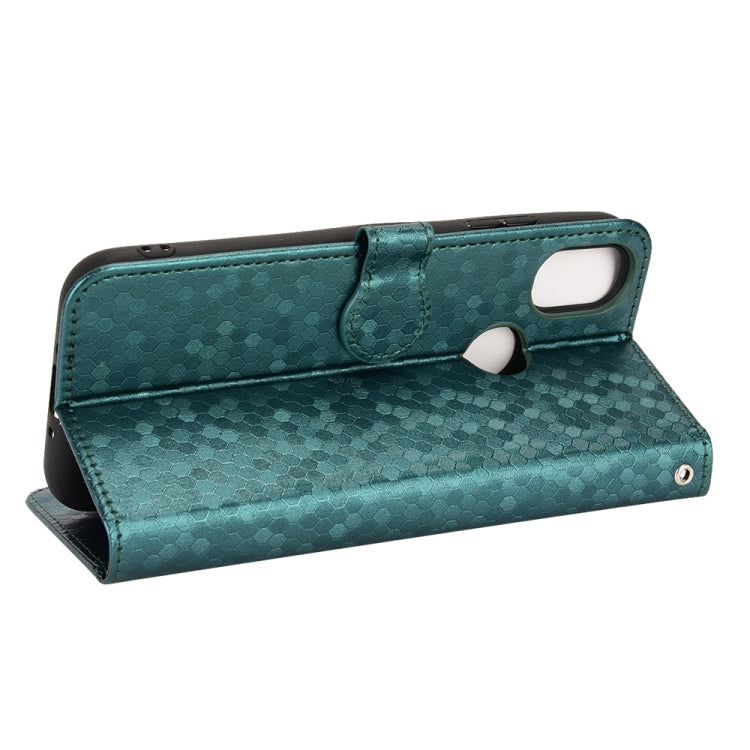 For Kyocera KY-51B Honeycomb Dot Texture Leather Phone Case