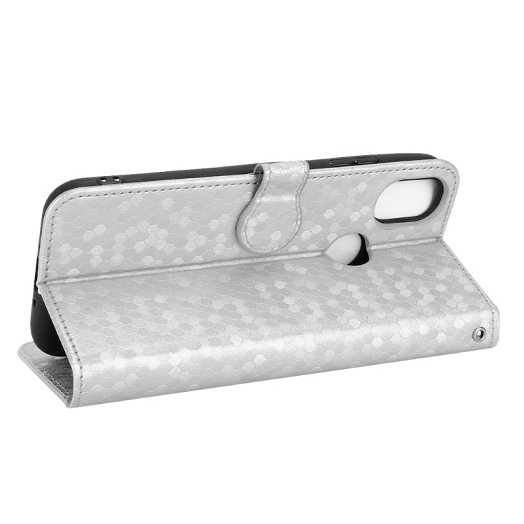 For Kyocera KY-51B Honeycomb Dot Texture Leather Phone Case