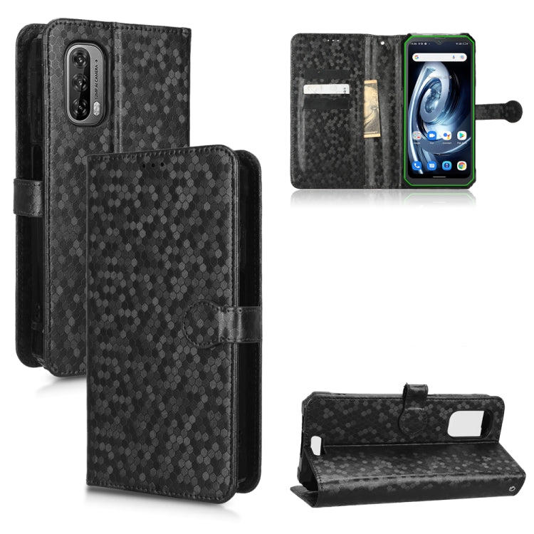 For Blackview BV7100 Honeycomb Dot Texture Leather Phone Case
