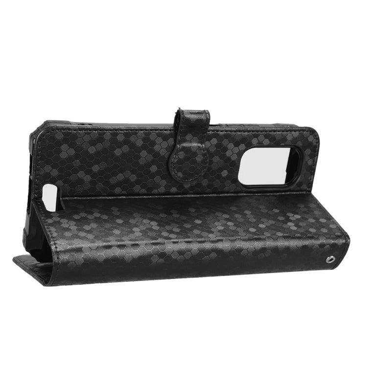 For Blackview BV7100 Honeycomb Dot Texture Leather Phone Case