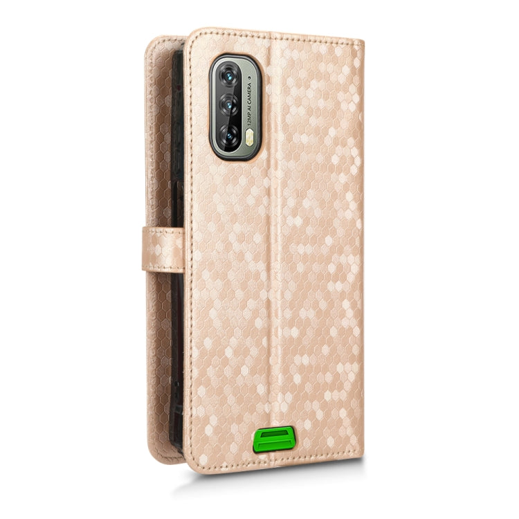 For Blackview BV7100 Honeycomb Dot Texture Leather Phone Case