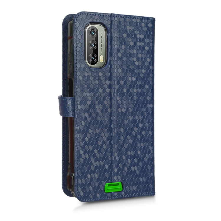 For Blackview BV7100 Honeycomb Dot Texture Leather Phone Case