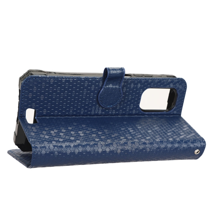 For Blackview BV7100 Honeycomb Dot Texture Leather Phone Case