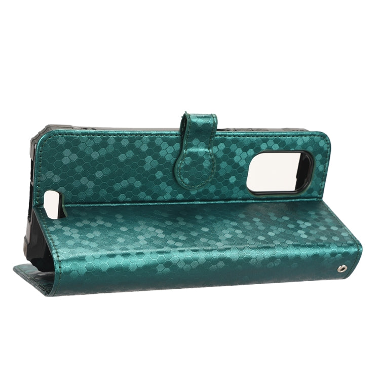For Blackview BV7100 Honeycomb Dot Texture Leather Phone Case