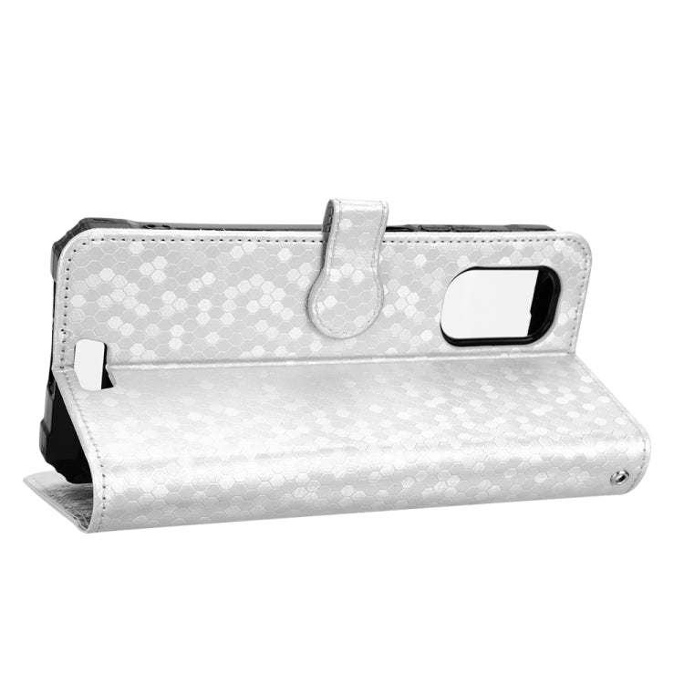 For Blackview BV7100 Honeycomb Dot Texture Leather Phone Case