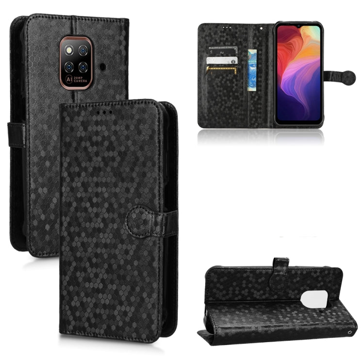 For Ulefone Power Armor 14 / Armor 14 Pro Honeycomb Dot Texture Leather Phone Case