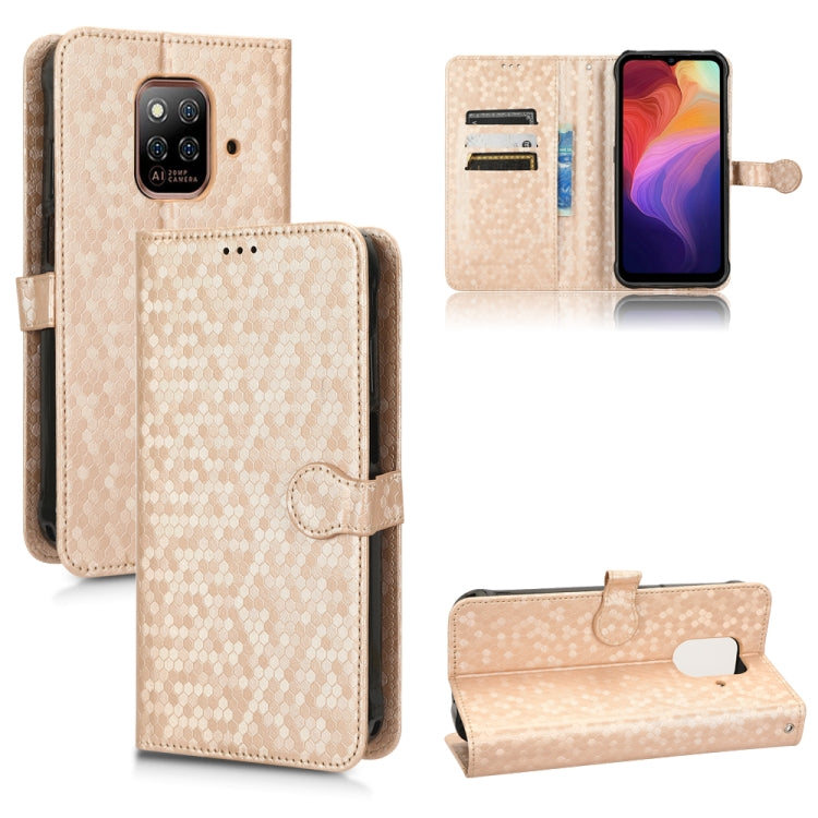 For Ulefone Power Armor 14 / Armor 14 Pro Honeycomb Dot Texture Leather Phone Case
