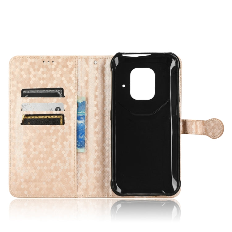 For Ulefone Power Armor 14 / Armor 14 Pro Honeycomb Dot Texture Leather Phone Case