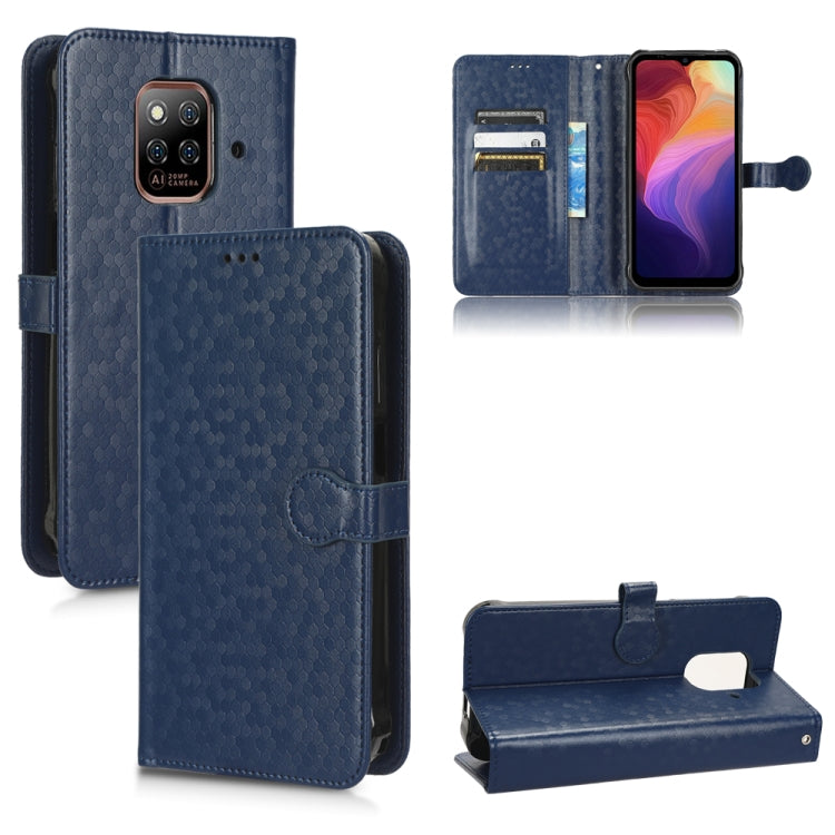 For Ulefone Power Armor 14 / Armor 14 Pro Honeycomb Dot Texture Leather Phone Case