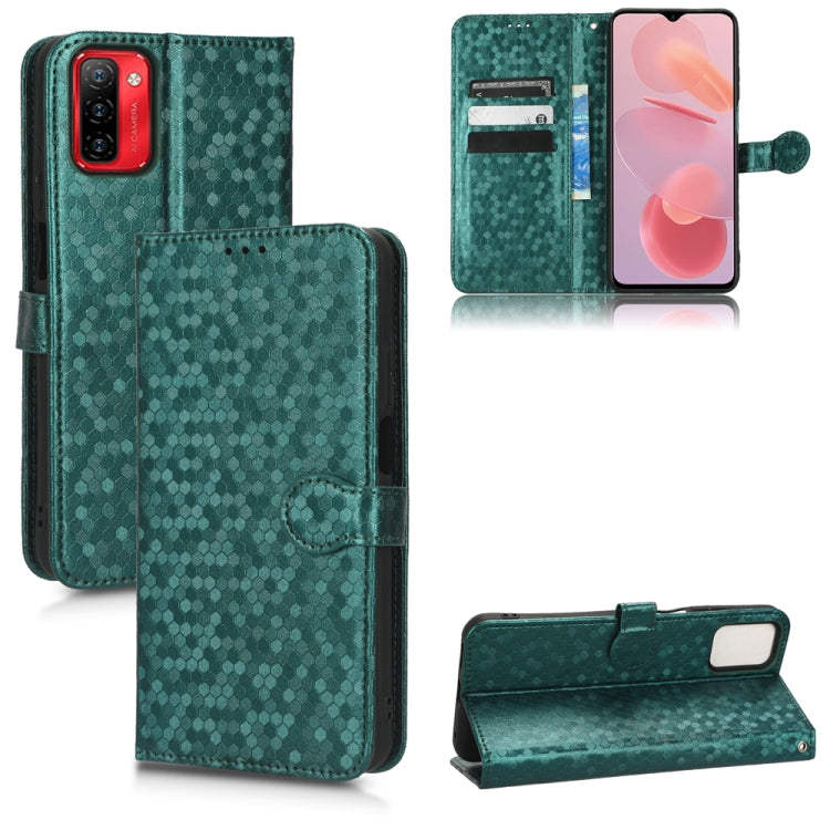 For Ulefone Note 12P Honeycomb Dot Texture Leather Phone Case