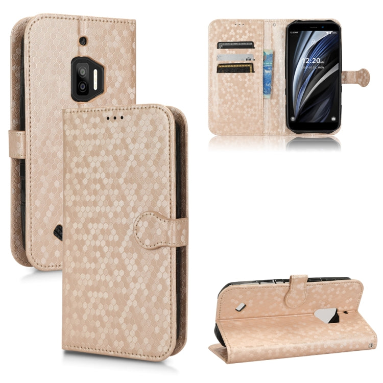 For Oukitel WP12 / 12 Pro Honeycomb Dot Texture Leather Phone Case