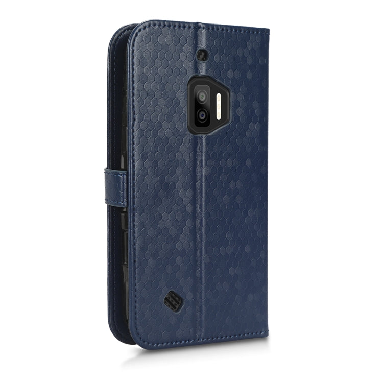 For Oukitel WP12 / 12 Pro Honeycomb Dot Texture Leather Phone Case
