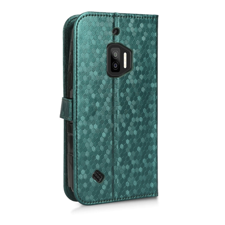 For Oukitel WP12 / 12 Pro Honeycomb Dot Texture Leather Phone Case