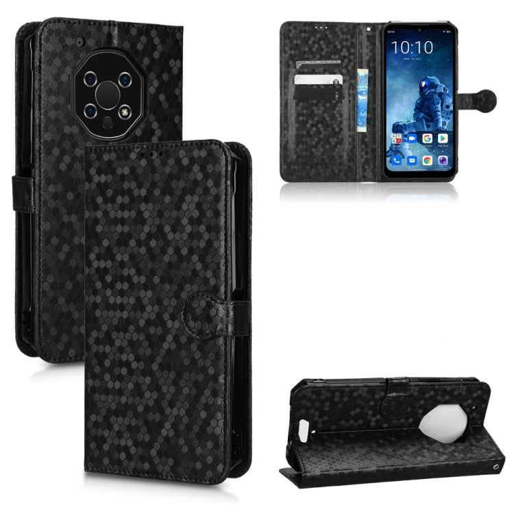 For Oukitel WP13 Honeycomb Dot Texture Leather Phone Case