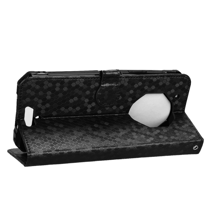For Oukitel WP13 Honeycomb Dot Texture Leather Phone Case
