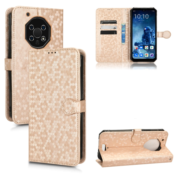 For Oukitel WP13 Honeycomb Dot Texture Leather Phone Case