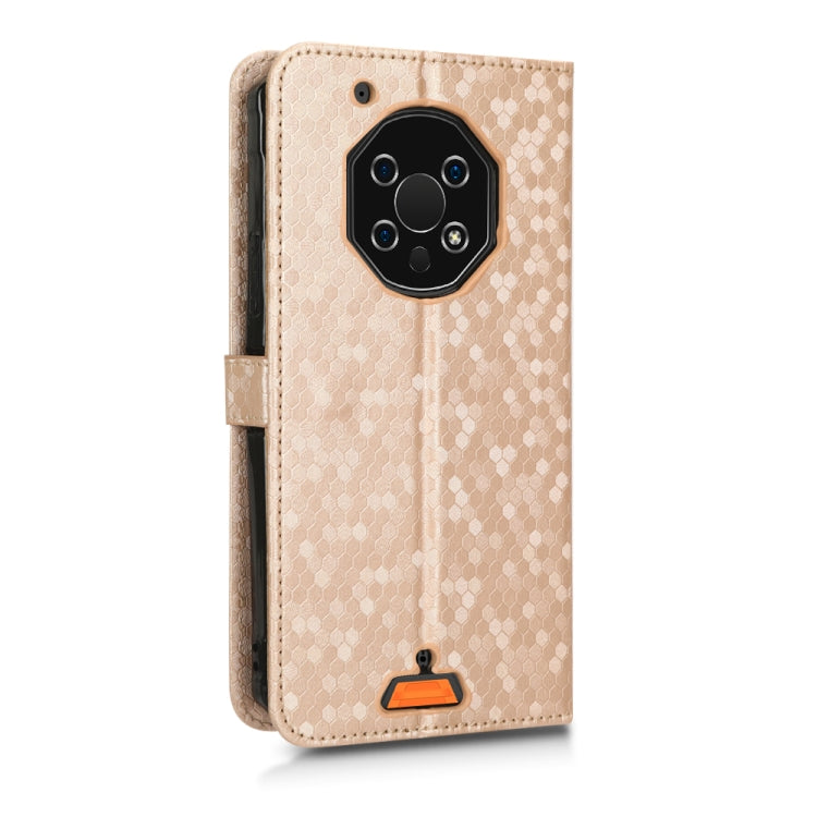 For Oukitel WP13 Honeycomb Dot Texture Leather Phone Case