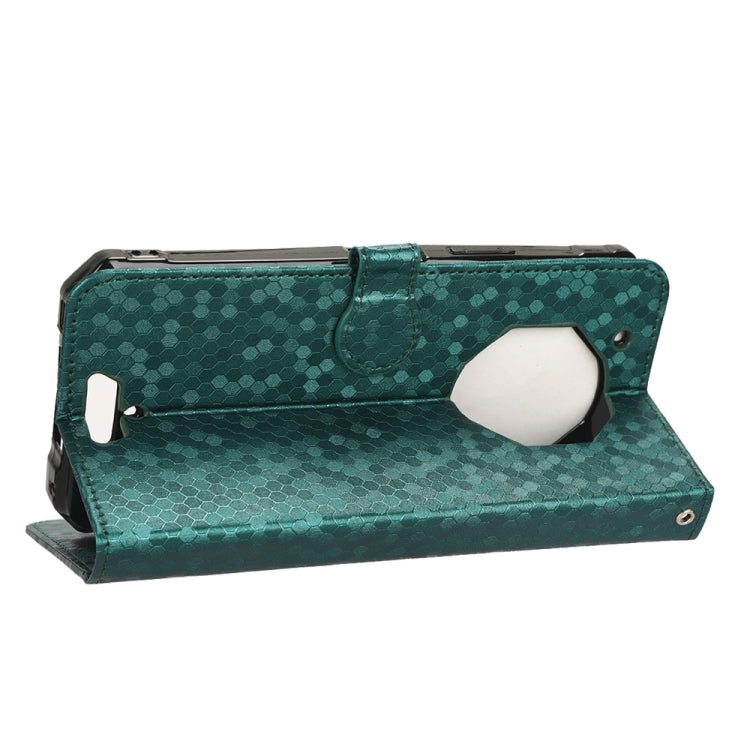 For Oukitel WP13 Honeycomb Dot Texture Leather Phone Case
