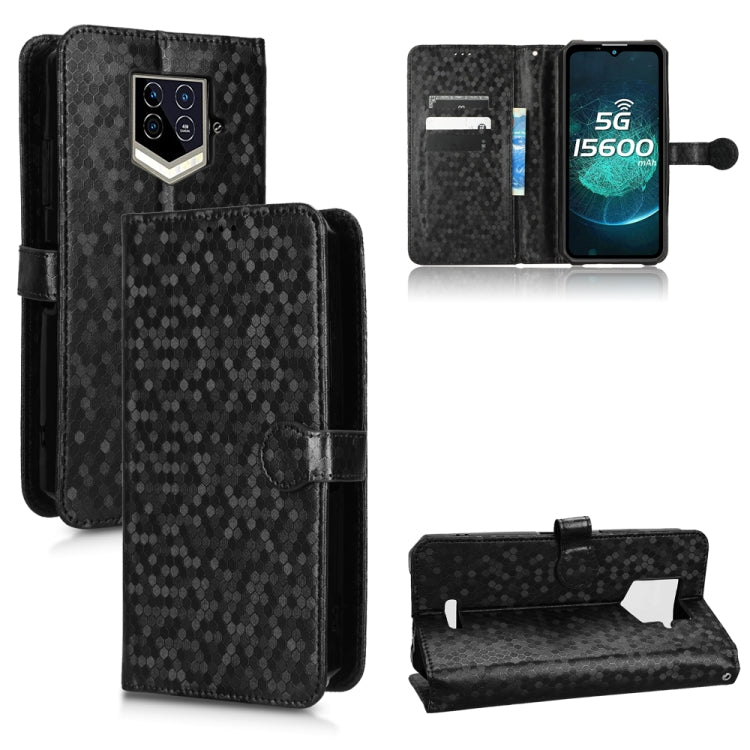 For Oukitel WP15 Honeycomb Dot Texture Leather Phone Case