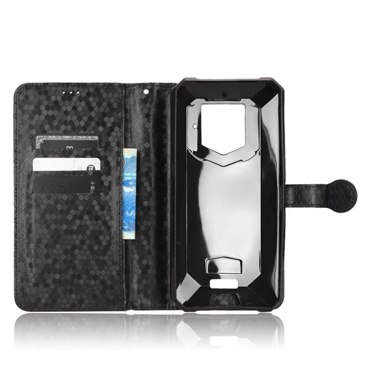 For Oukitel WP15 Honeycomb Dot Texture Leather Phone Case