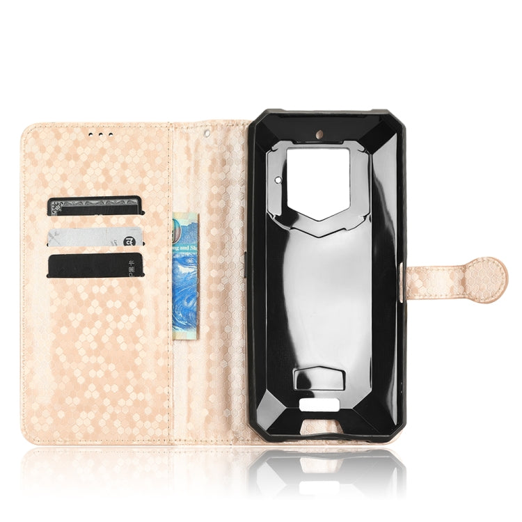 For Oukitel WP15 Honeycomb Dot Texture Leather Phone Case