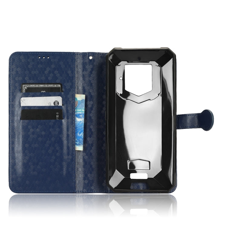 For Oukitel WP15 Honeycomb Dot Texture Leather Phone Case